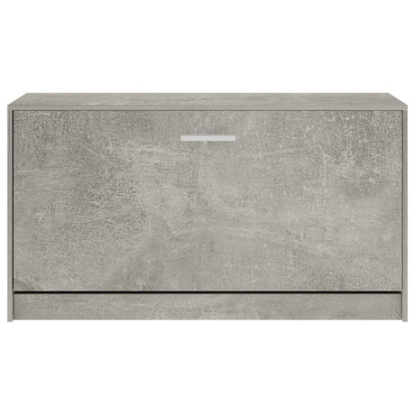 Schoenenbank 80x24x45 cm bewerkt hout betongrijs - AllerleiShop