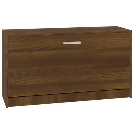 Schoenenbank 80x24x45 cm bewerkt hout bruin eikenkleur - AllerleiShop