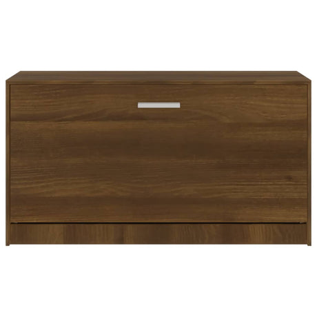 Schoenenbank 80x24x45 cm bewerkt hout bruin eikenkleur - AllerleiShop