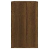 Schoenenbank 80x24x45 cm bewerkt hout bruin eikenkleur - AllerleiShop