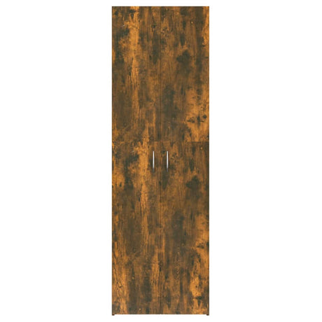 Kantoorkast 60x32x190 cm bewerkt hout gerookt eikenkleurig - AllerleiShop