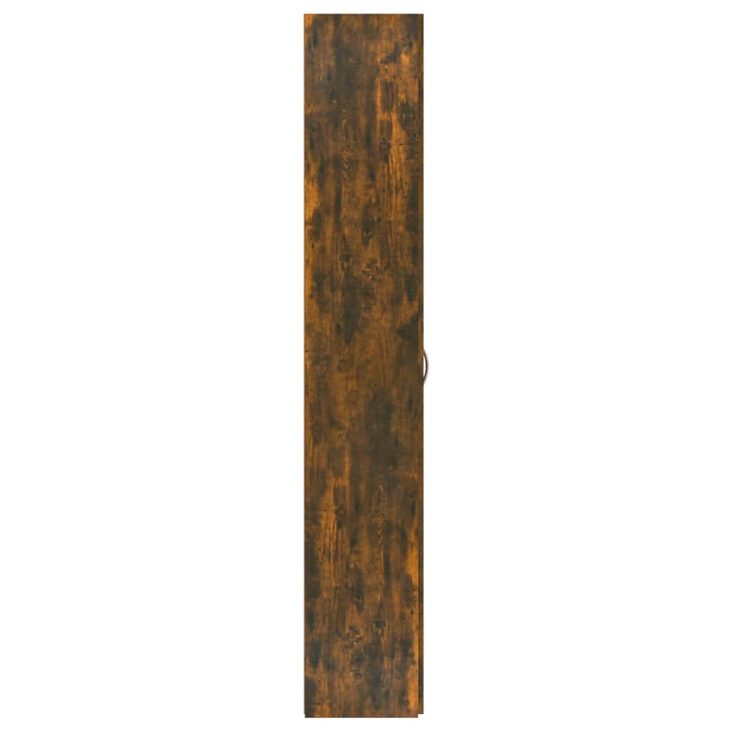 Kantoorkast 60x32x190 cm bewerkt hout gerookt eikenkleurig - AllerleiShop