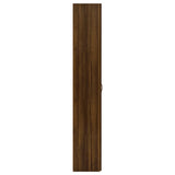 Kantoorkast 60x32x190 cm bewerkt hout bruin eikenkleur - AllerleiShop