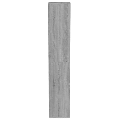 Schoenenkast 54x34x183 cm bewerkt hout grijs sonoma eikenkleur - AllerleiShop