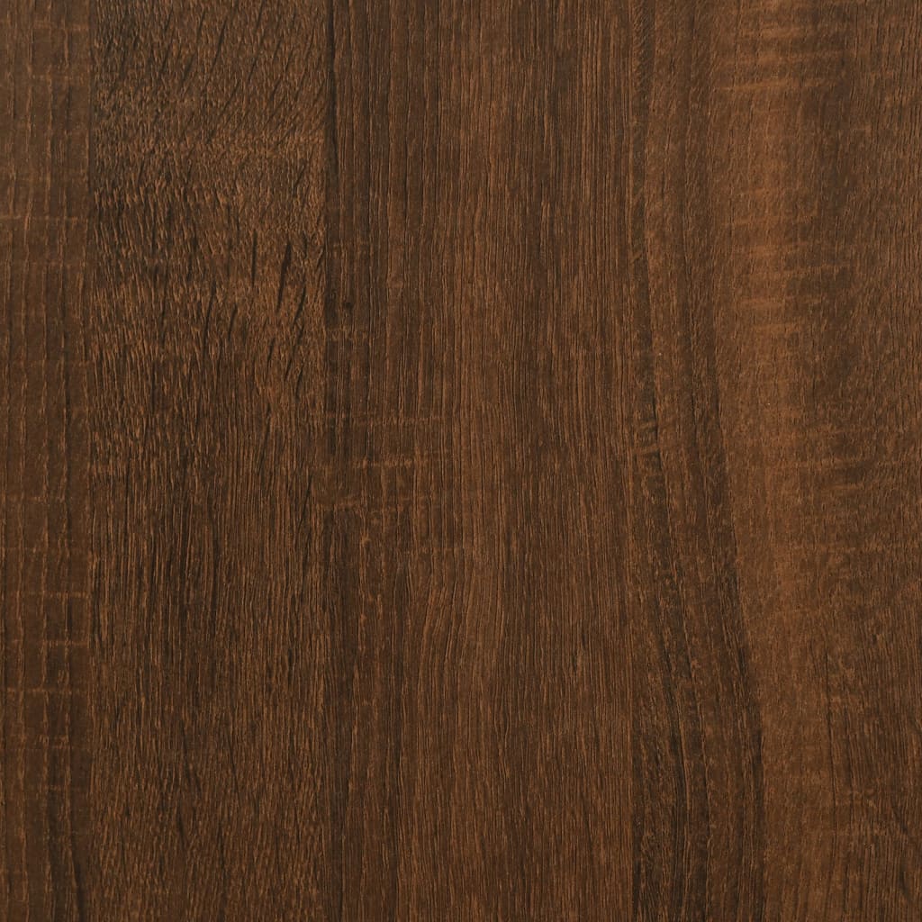 Schoenenkast 54x34x183 cm bewerkt hout bruin eikenkleur - AllerleiShop