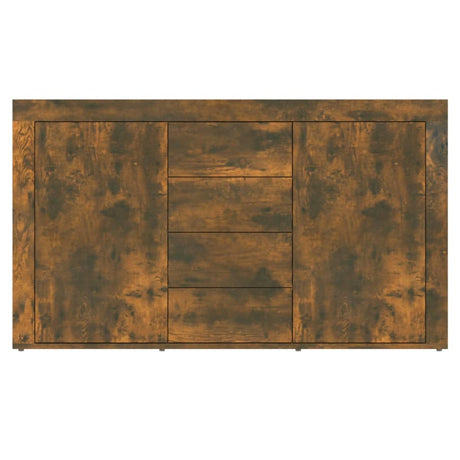 Dressoir 120x36x69 cm bewerkt hout gerookt eikenkleurig - AllerleiShop