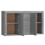 Dressoir 120x36x69 cm bewerkt hout grijs sonoma eikenkleurig - AllerleiShop