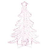 Kerstfiguur kerstboom met warmwitte LED's 87x87x93 cm - AllerleiShop