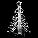 Kerstfiguur kerstboom met warmwitte LED's 87x87x93 cm - AllerleiShop