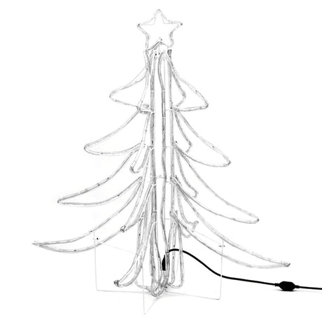 Kerstfiguur kerstboom met warmwitte LED's 87x87x93 cm - AllerleiShop