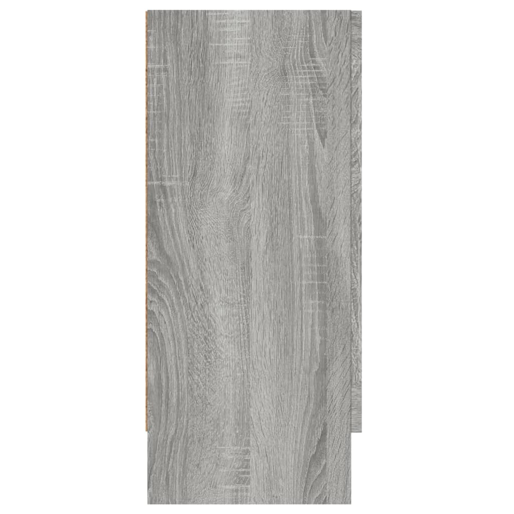 Dressoir 120x30,5x70 cm bewerkt hout grijs sonoma eikenkleurig - AllerleiShop