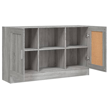 Dressoir 120x30,5x70 cm bewerkt hout grijs sonoma eikenkleurig - AllerleiShop