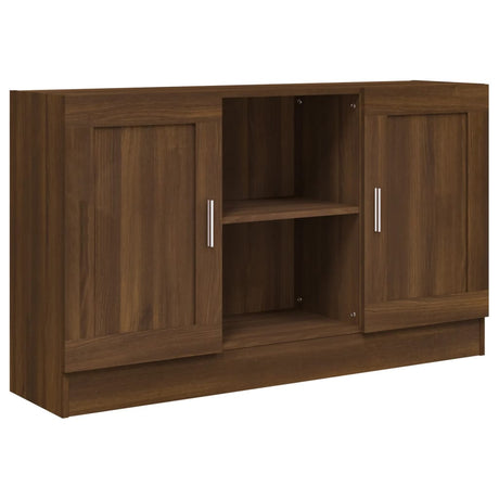 Dressoir 120x30,5x70 cm bewerkt hout bruin eikenkleur - AllerleiShop