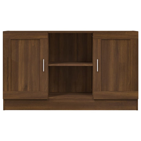 Dressoir 120x30,5x70 cm bewerkt hout bruin eikenkleur - AllerleiShop