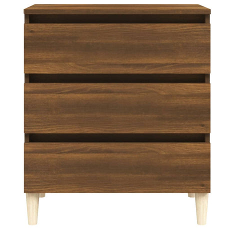 Dressoir 60x35x69 cm bewerkt hout bruin eikenkleur - AllerleiShop