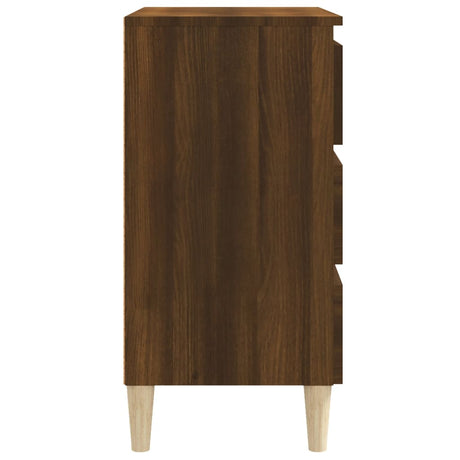 Dressoir 60x35x69 cm bewerkt hout bruin eikenkleur - AllerleiShop