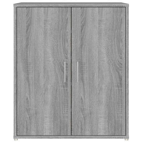 Schoenenkast 60x35x70 cm bewerkt hout grijs sonoma eikenkleurig - AllerleiShop