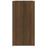 Schoenenkast 60x35x70 cm bewerkt hout bruin eikenkleur - AllerleiShop