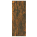 Schoenenkast 60x35x92 cm bewerkt hout gerookt eikenkleurig - AllerleiShop