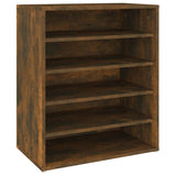 Schoenenkast 60x35x70 cm bewerkt hout gerookt eikenkleurig - AllerleiShop