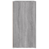 Schoenenkast 60x35x70 cm bewerkt hout grijs sonoma eikenkleurig - AllerleiShop