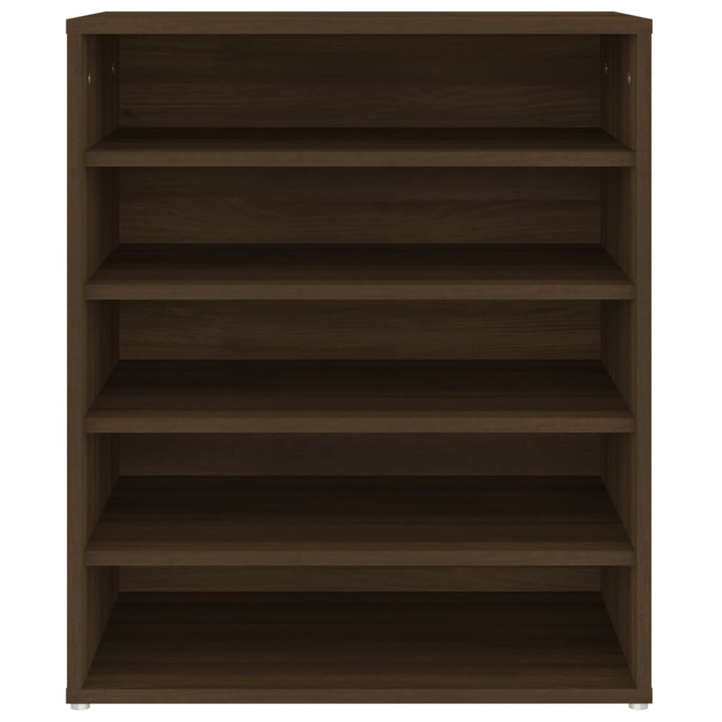 Schoenenkast 60x35x70 cm bewerkt hout bruin eikenkleur - AllerleiShop