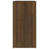 Schoenenkast 60x35x70 cm bewerkt hout bruin eikenkleur - AllerleiShop