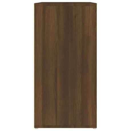 Schoenenkast 60x35x70 cm bewerkt hout bruin eikenkleur - AllerleiShop