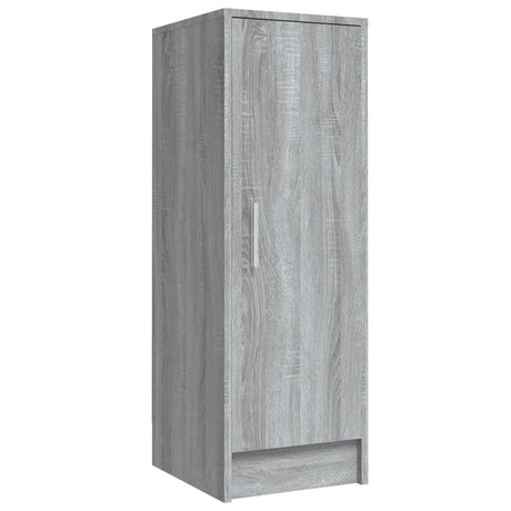 Schoenenkast 32x35x92 cm bewerkt hout grijs sonoma eikenkleurig - AllerleiShop