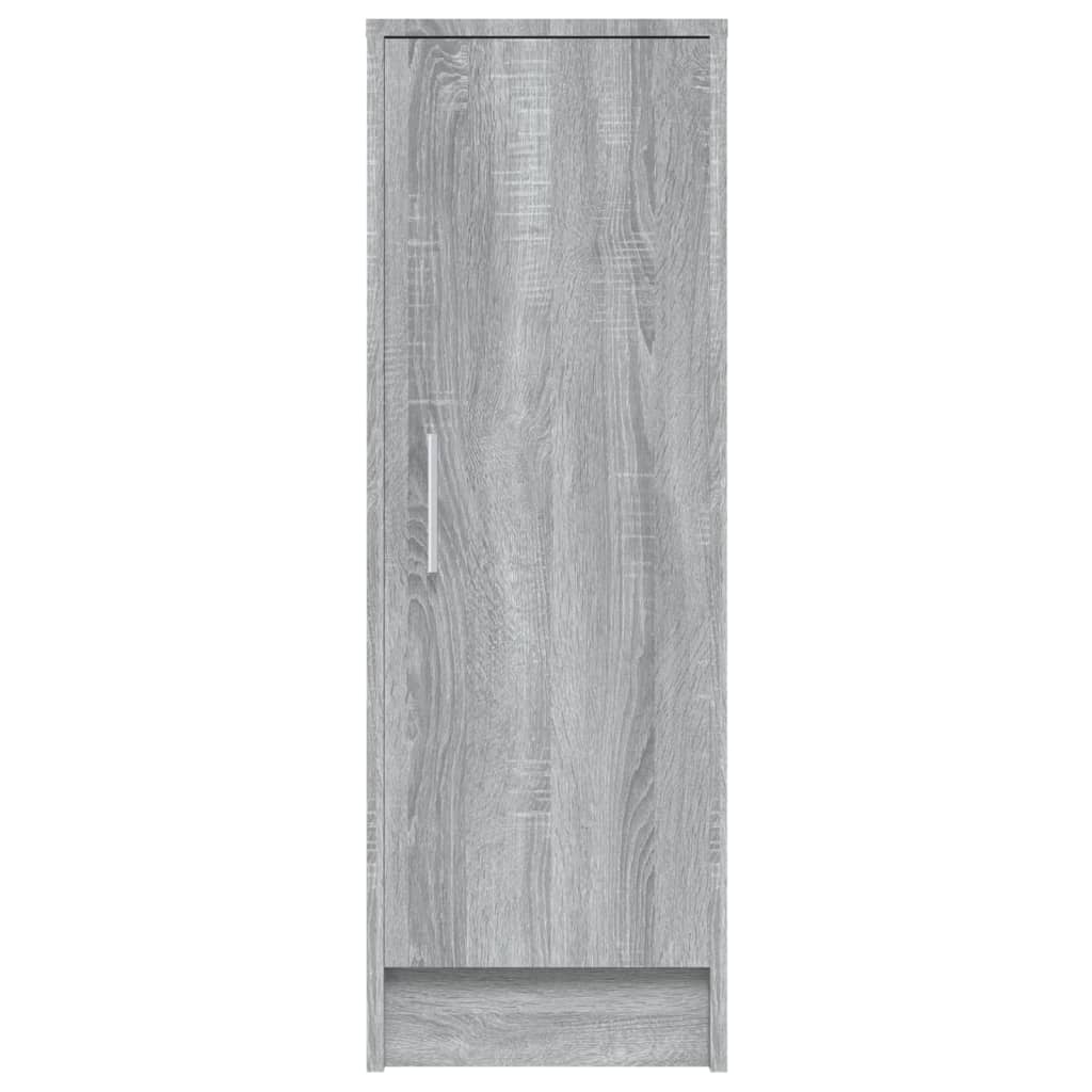 Schoenenkast 32x35x92 cm bewerkt hout grijs sonoma eikenkleurig - AllerleiShop