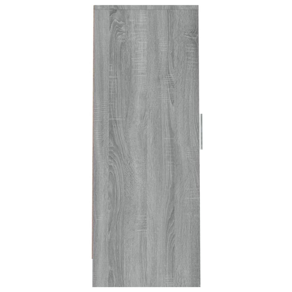 Schoenenkast 32x35x92 cm bewerkt hout grijs sonoma eikenkleurig - AllerleiShop