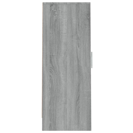 Schoenenkast 32x35x92 cm bewerkt hout grijs sonoma eikenkleurig - AllerleiShop