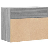 Schoenenbank 60x30x45 cm bewerkt hout grijs sonoma eikenkleurig - AllerleiShop