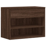 Schoenenbank 60x30x45 cm bewerkt hout bruin eikenkleur - AllerleiShop