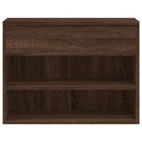 Schoenenbank 60x30x45 cm bewerkt hout bruin eikenkleur - AllerleiShop