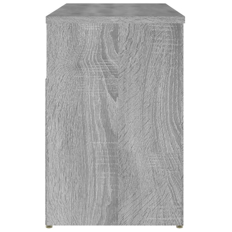 Schoenenbank 80x30x45 cm bewerkt hout grijs sonoma eikenkleurig - AllerleiShop