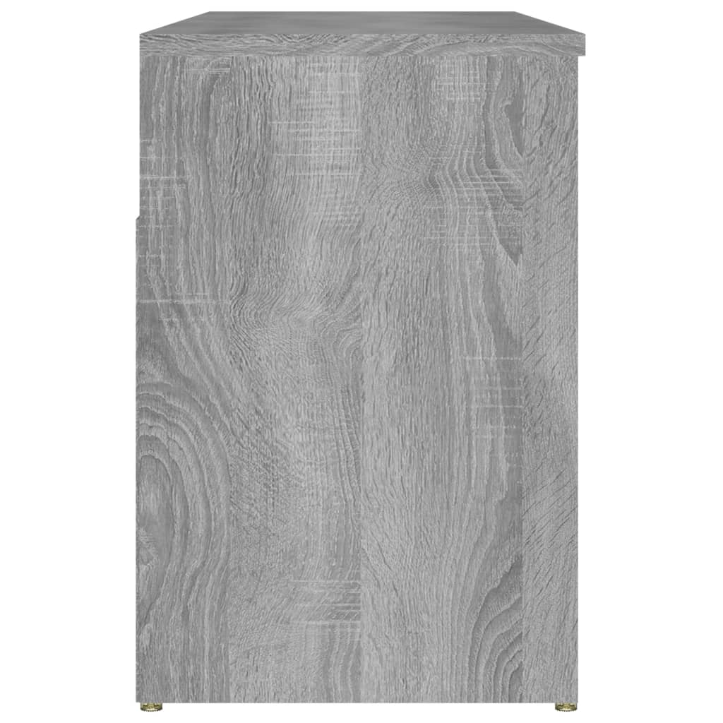 Schoenenbank 105x30x45 cm bewerkt hout grijs sonoma eikenkleur - AllerleiShop