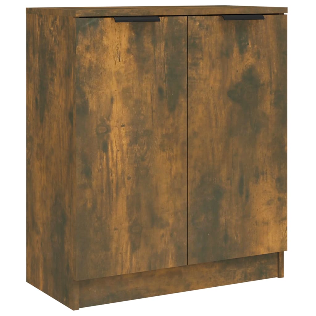 Dressoir 60x30x70 cm bewerkt hout gerookt eikenkleurig - AllerleiShop