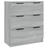 Dressoir 60x30x70 cm bewerkt hout grijs sonoma eiken - AllerleiShop