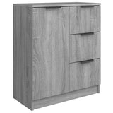 Dressoir 60x30x70 cm bewerkt hout grijs sonoma eiken - AllerleiShop