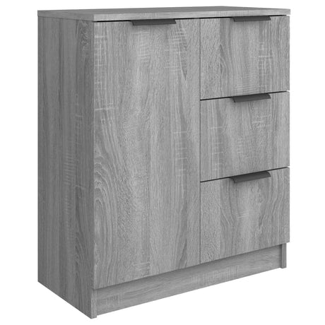 Dressoir 60x30x70 cm bewerkt hout grijs sonoma eiken - AllerleiShop