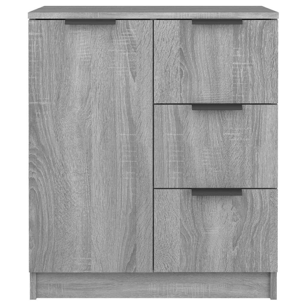 Dressoir 60x30x70 cm bewerkt hout grijs sonoma eiken - AllerleiShop