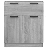 Dressoir 60x30x70 cm bewerkt hout grijs sonoma eiken - AllerleiShop