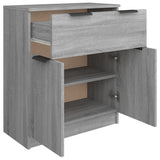 Dressoir 60x30x70 cm bewerkt hout grijs sonoma eiken - AllerleiShop