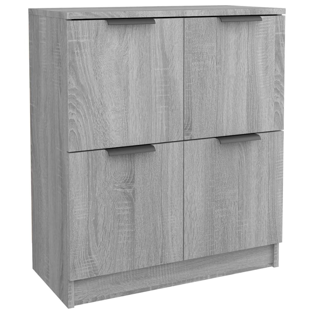 Dressoir 60x30x70 cm bewerkt hout grijs sonoma eiken - AllerleiShop