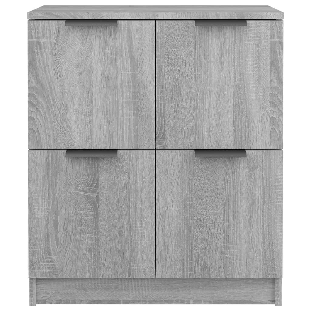 Dressoir 60x30x70 cm bewerkt hout grijs sonoma eiken - AllerleiShop