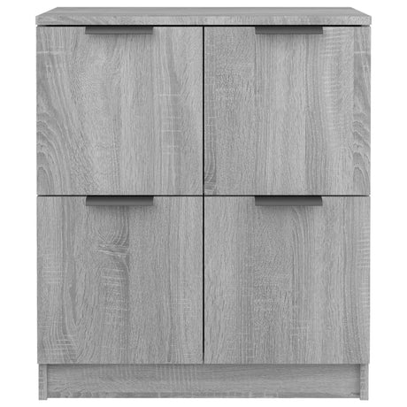 Dressoir 60x30x70 cm bewerkt hout grijs sonoma eiken - AllerleiShop