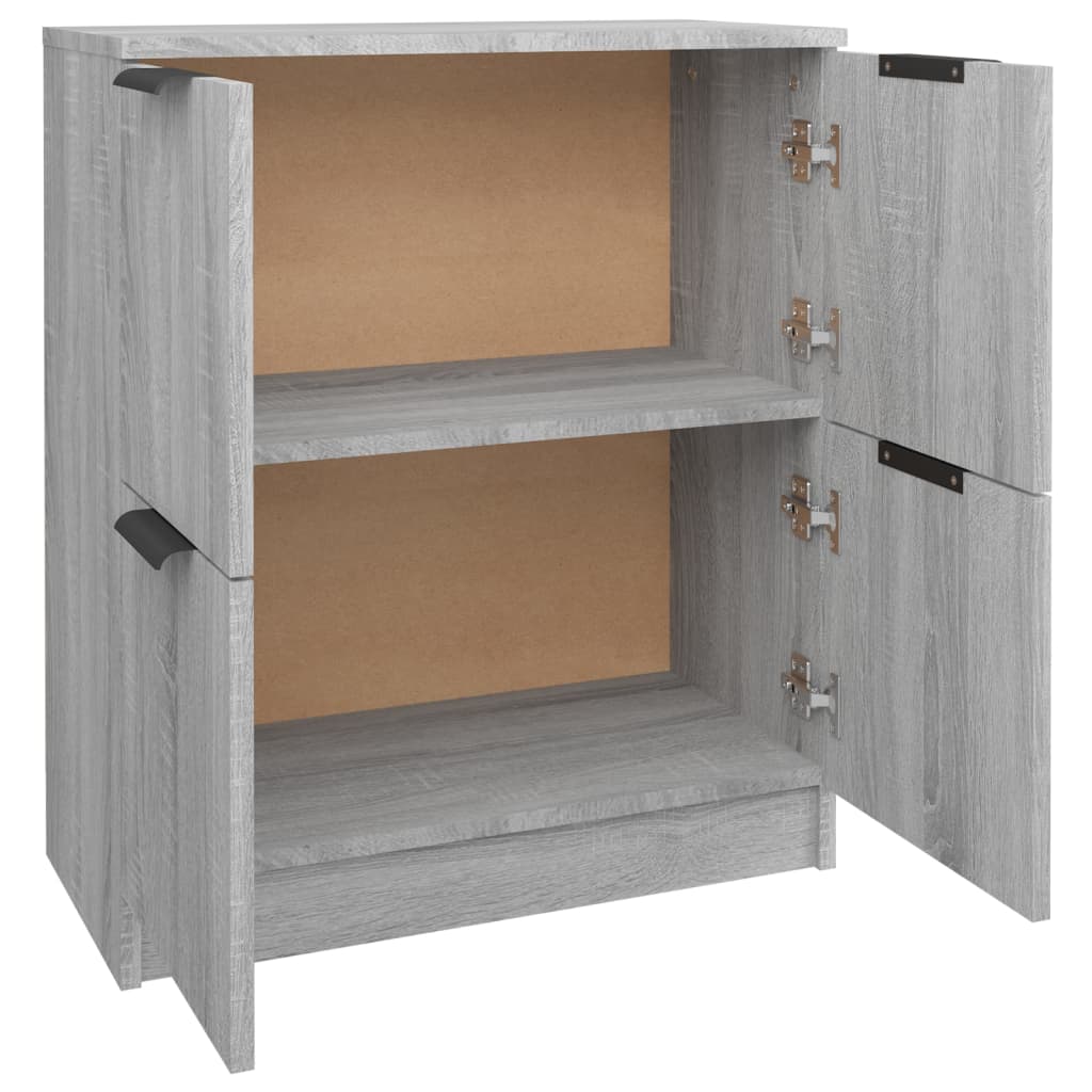 Dressoir 60x30x70 cm bewerkt hout grijs sonoma eiken - AllerleiShop