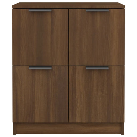 Dressoir 60x30x70 cm bewerkt hout bruin eikenkleur - AllerleiShop