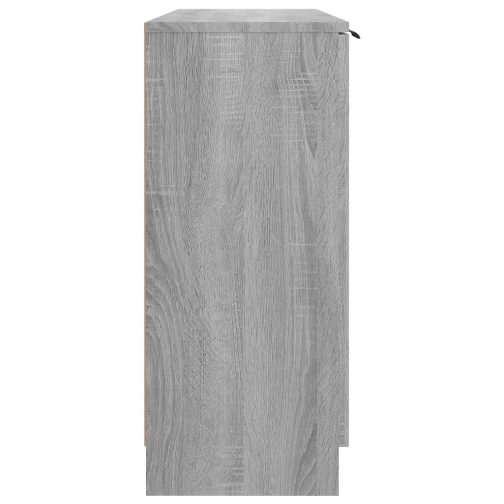 Dressoir 90,5x30x70 cm bewerkt hout grijs sonoma eikenkleurig - AllerleiShop